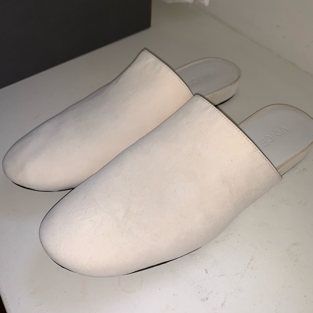 Vince Oren Suede Mule Slides
